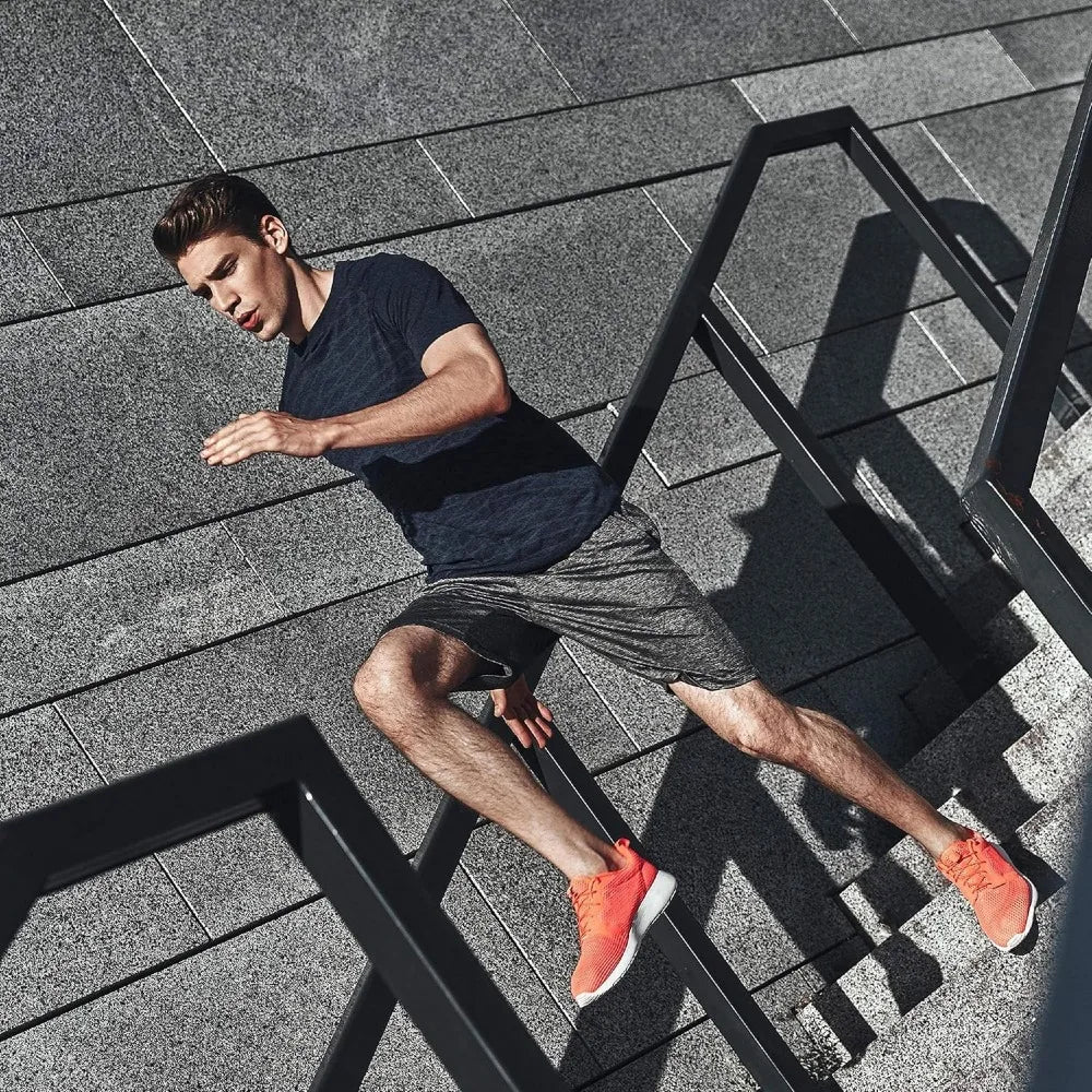 Men's Athletic Shorts With Pockets And Elastic Waistband Quick Dry
