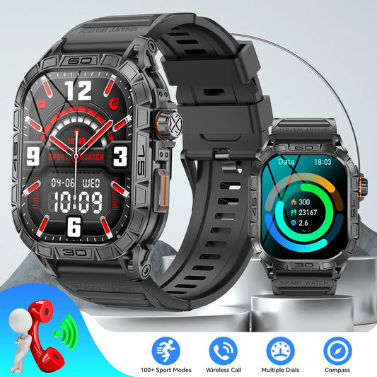 LaNikar Smart Watch K63 ED Display 100 Plus Sport Modes