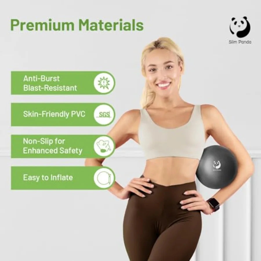 Anti Burst Pilates Ball with Pump for Core Stability Training