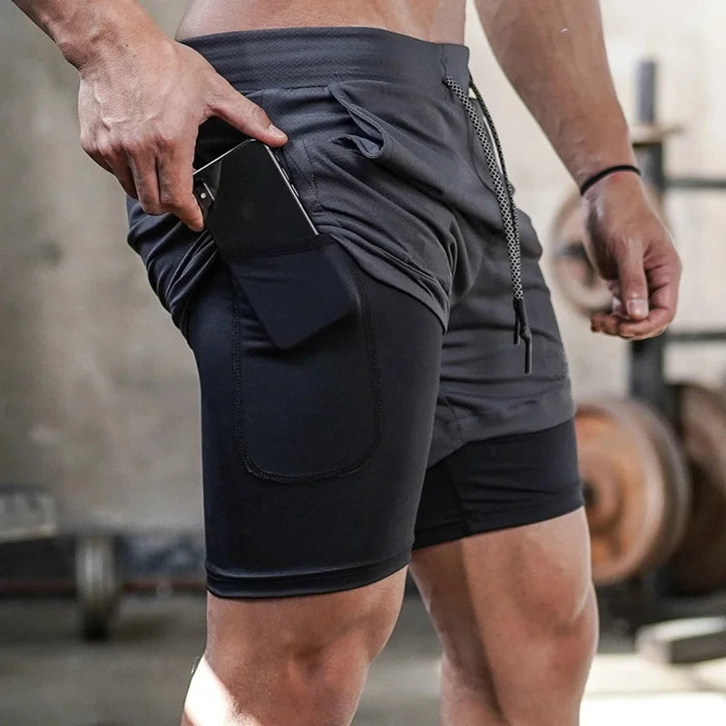 Mens Camo Quick Dry Running Shorts for Gym and Training