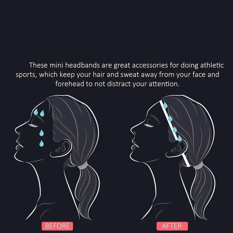 Non-Slip Elastic Headband For Sports Yoga And Running