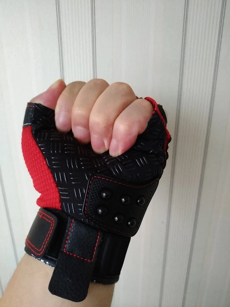 Tactical Gloves Steel Safety For Cycling Powersports And Self Defense