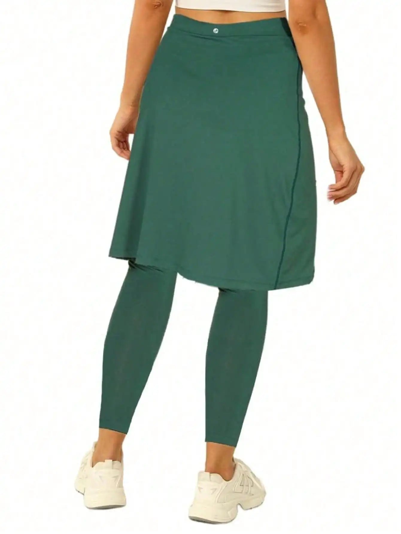 Fisoew Women's Athletic Skirt With Leggings Wrap Skorts Pocket