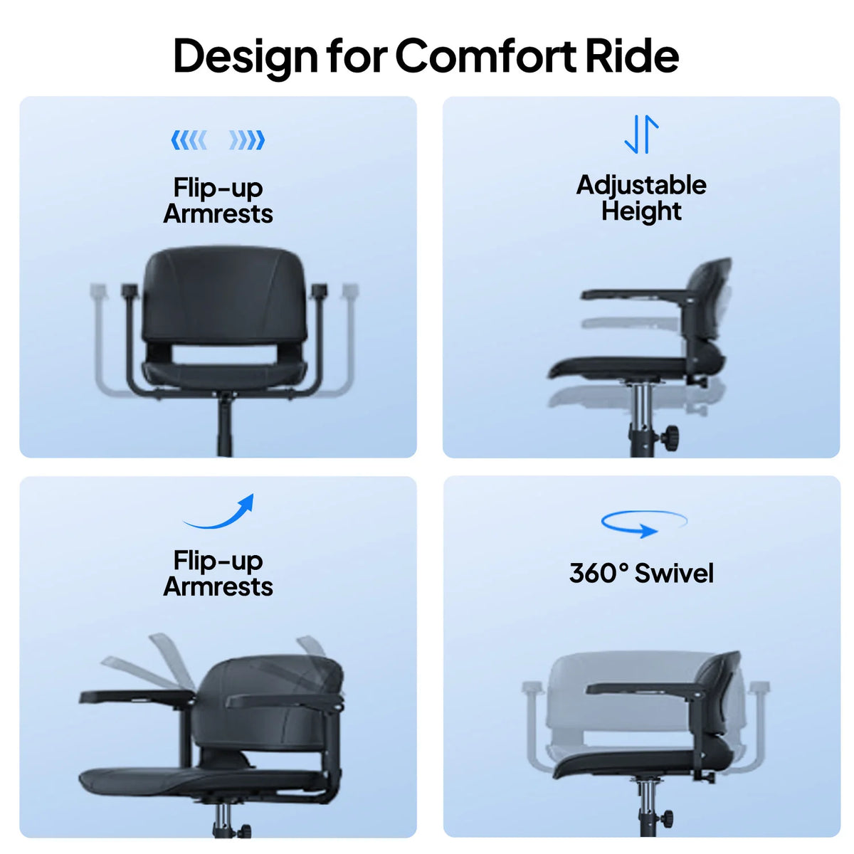 URLIFE X02 Folding Electric Mobility Scooter for Seniors and Adults
