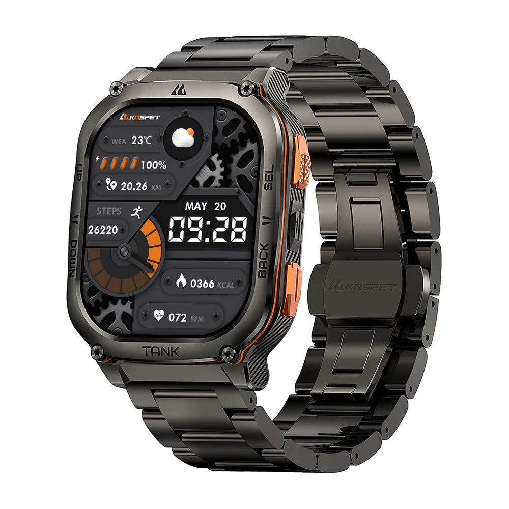 KOSPET Tank M3 Ultra GPS Smartwatch For Men AMOLED