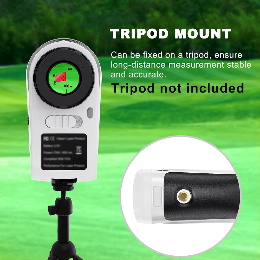 Peakpulse 650 Yard Golf Laser Rangefinder With Slope Compensation