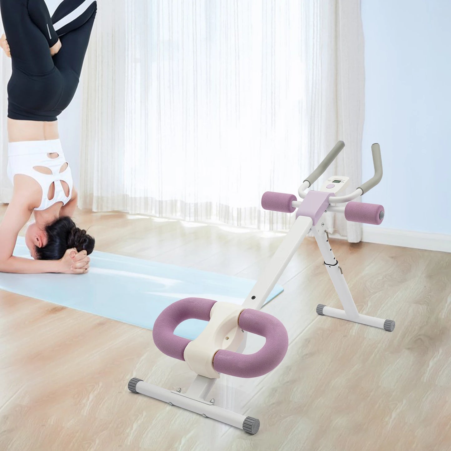 Abdominal Trainer Machine For Home Gym With Adjustable Incline