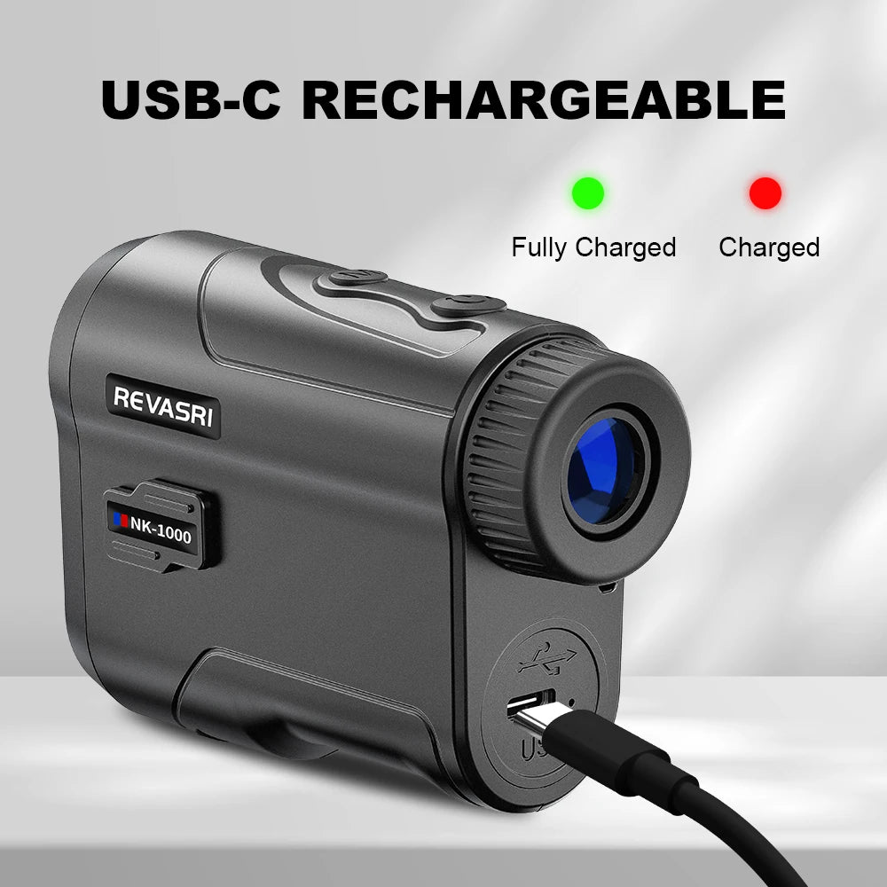 Golf Rangefinder 1000 Yards 6x Magnification Slope Compensated