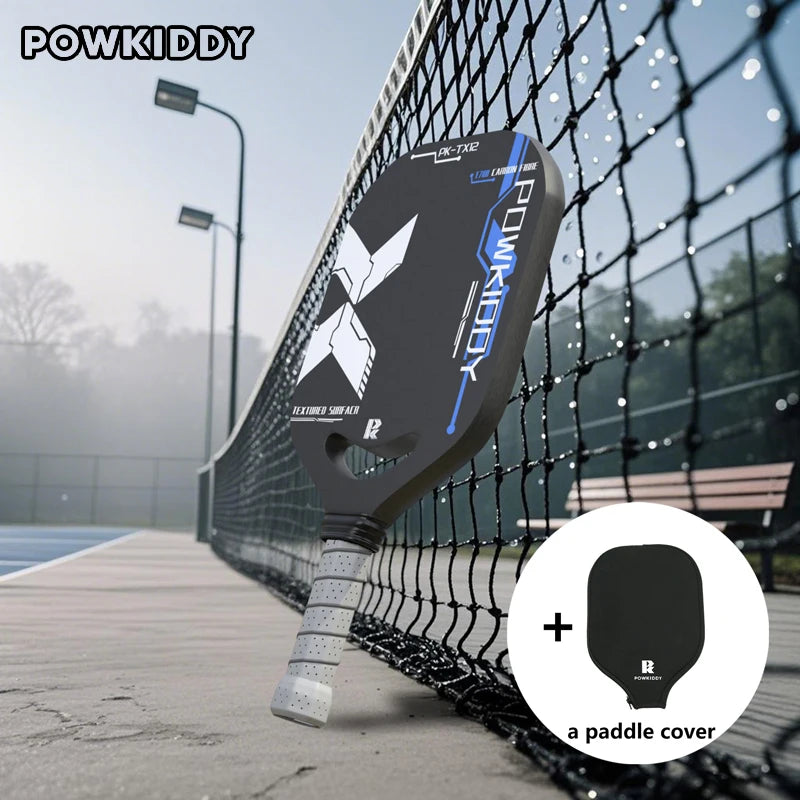 Powkiddy T700 Carbon Fiber Pickleball Paddle With Aero Throat