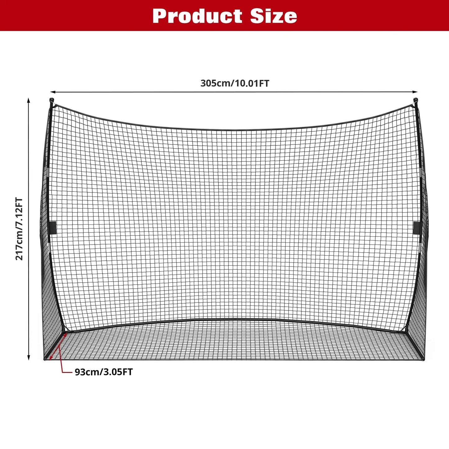 HiMISS Golf Practice Net Portable Backyard Hitting Swing Training Equipment