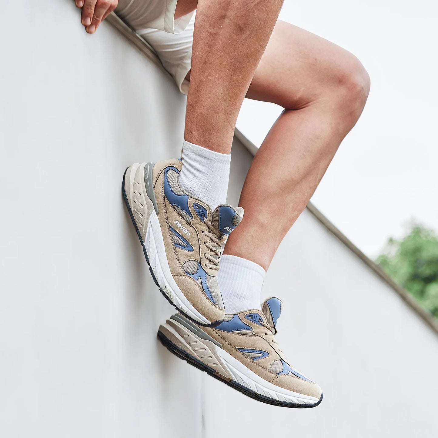 Fitville Men Walking Shoes With Arch Support For Flat Feet