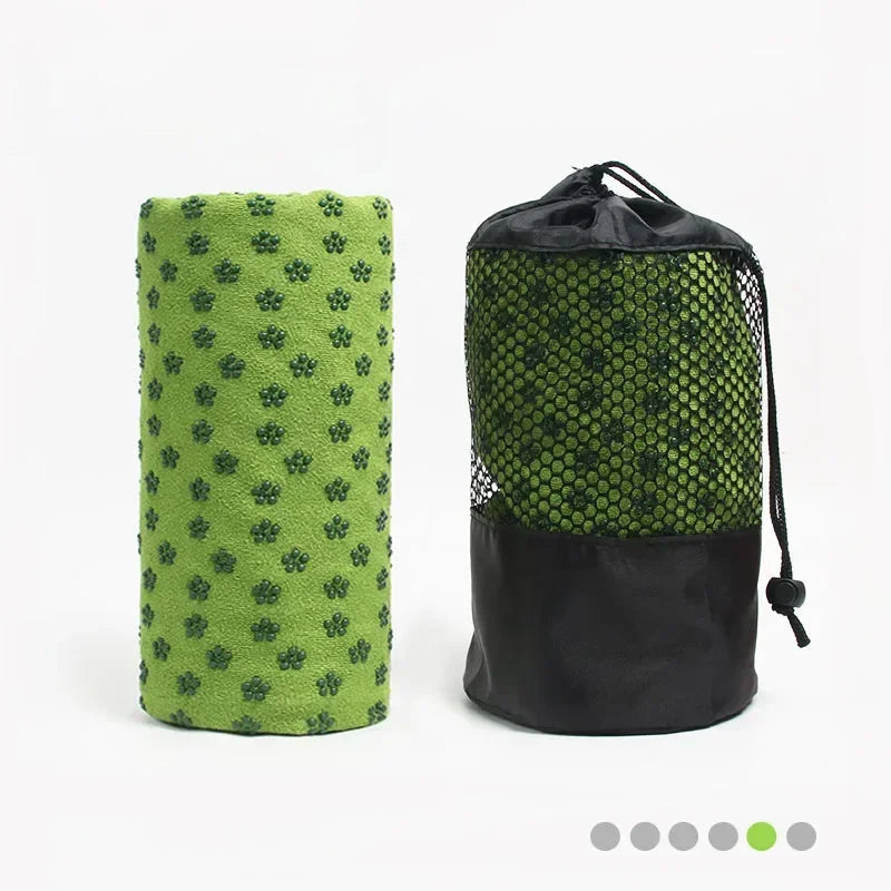 Non Slip Yoga Towel For Hot Yoga And Pilates Mat Absorbent Travel