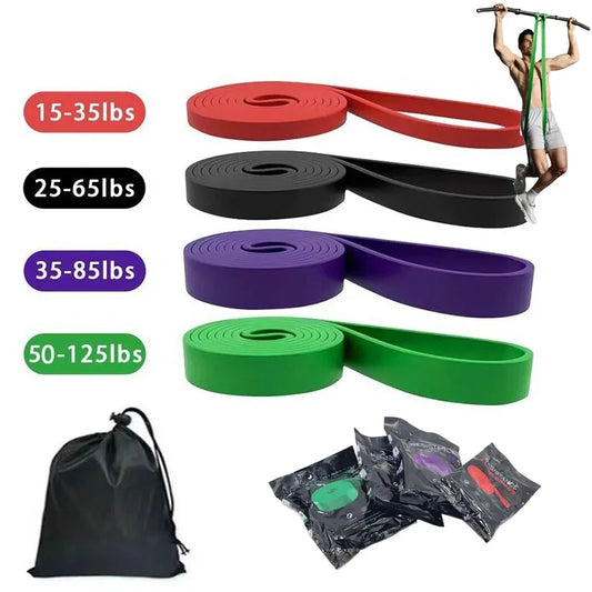 Pull Up Resistance Bands Four Levels for Full Body Training