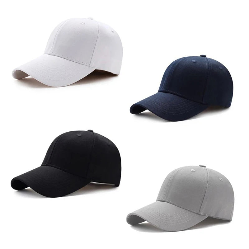 Unisex Solid Golf Cap Cotton Hat For Men And Women