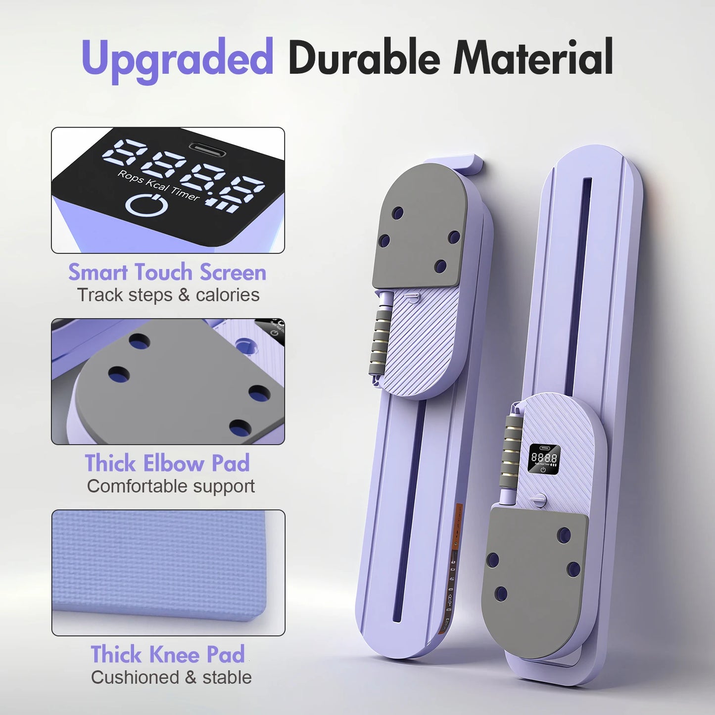 2-In-1 Split Ab Pilates Board With Portable Foldable Design