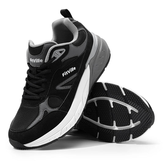Fitville Men Walking Shoes With Arch Support For Flat Feet