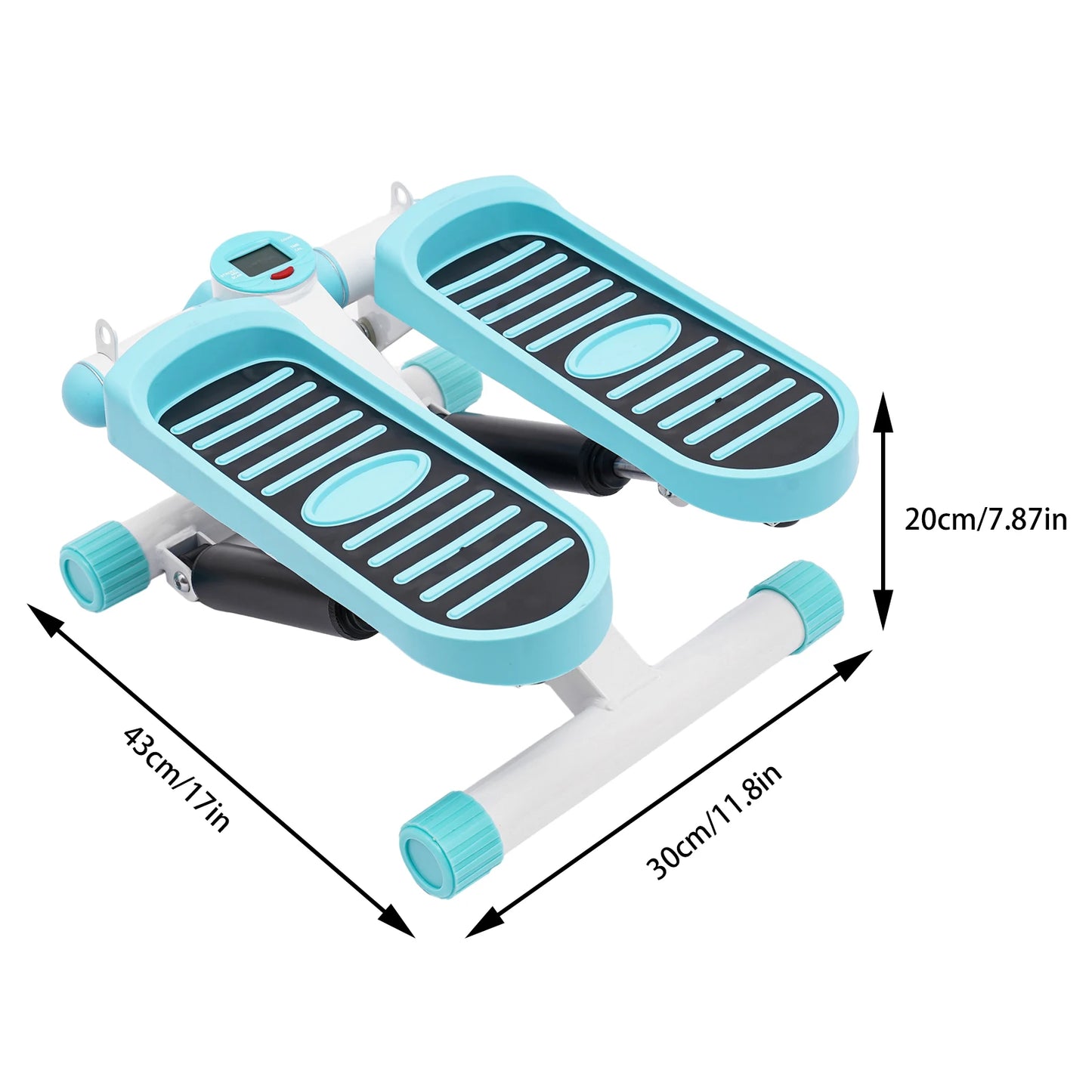 Compact Hydraulic Stepper With Resistance Bands For Home Use
