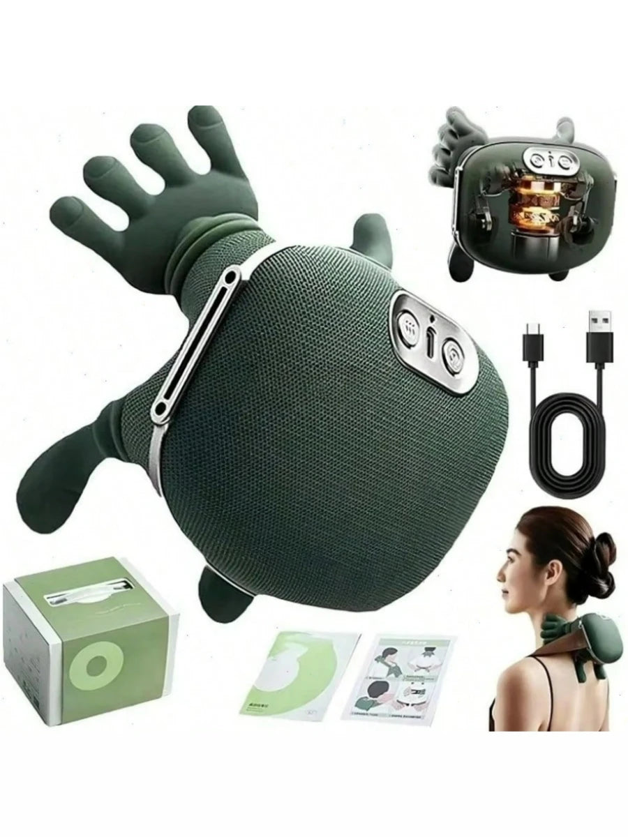4D Shiatsu Neck And Shoulder Massager With Heat Deep Tissue