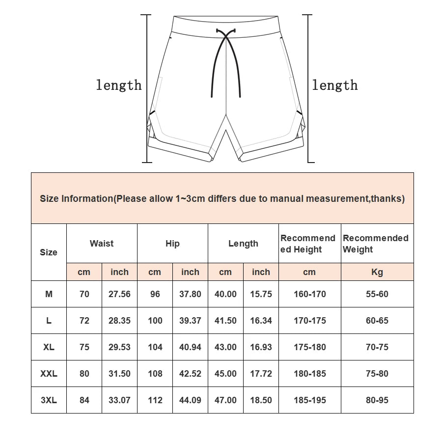 Mens Camo Quick Dry Running Shorts for Gym and Training