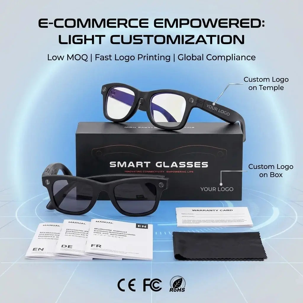Smart Glasses GS4 Max With 8MP Camera And AI Translation