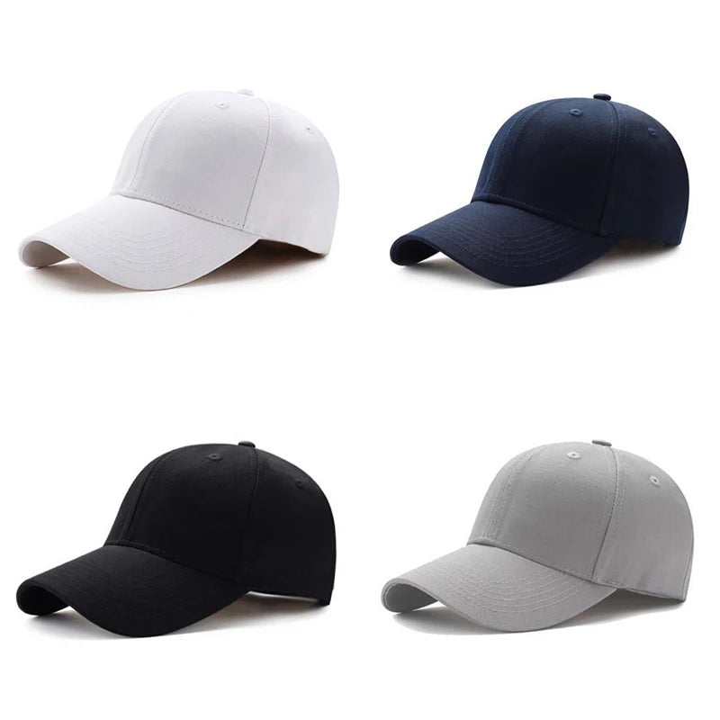 Unisex Solid Golf Cap Cotton Hat For Men And Women