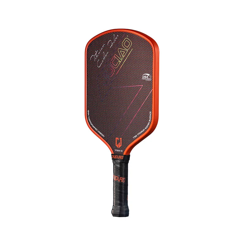 JUCIAO Titanium Paddle Carbon Fiber Pickleball Spin Control