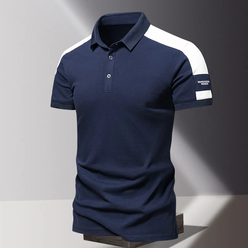 Lane JT CN Men’s Polo Shirt Cotton Short Sleeve Breathable