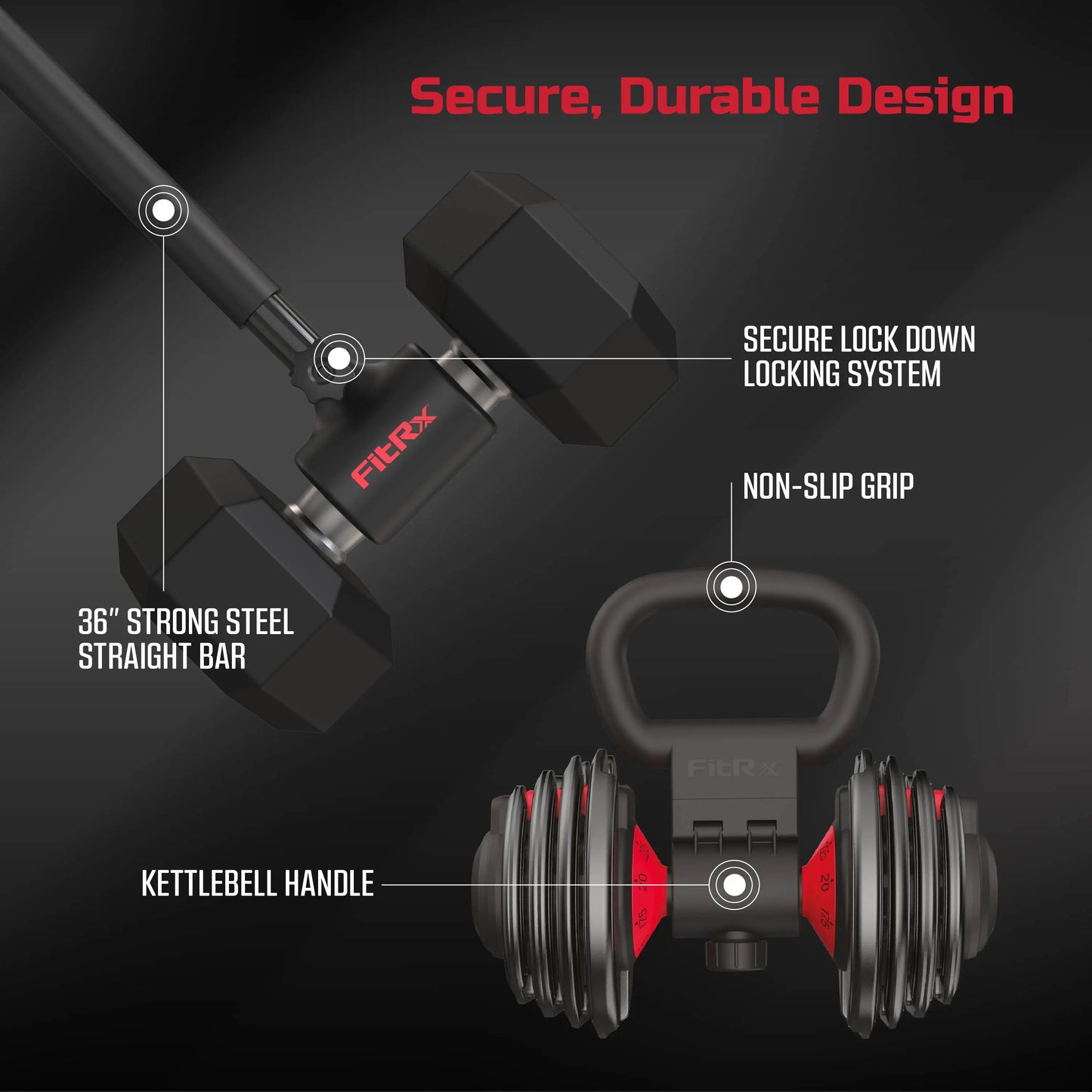 Dumbbell To Barbell Converter Adapter For Curl Bar And Kettlebell
