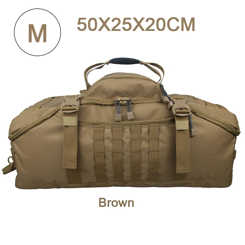 LQARMY Waterproof Convertible Travel Duffel Bag for Fitness and Weekends