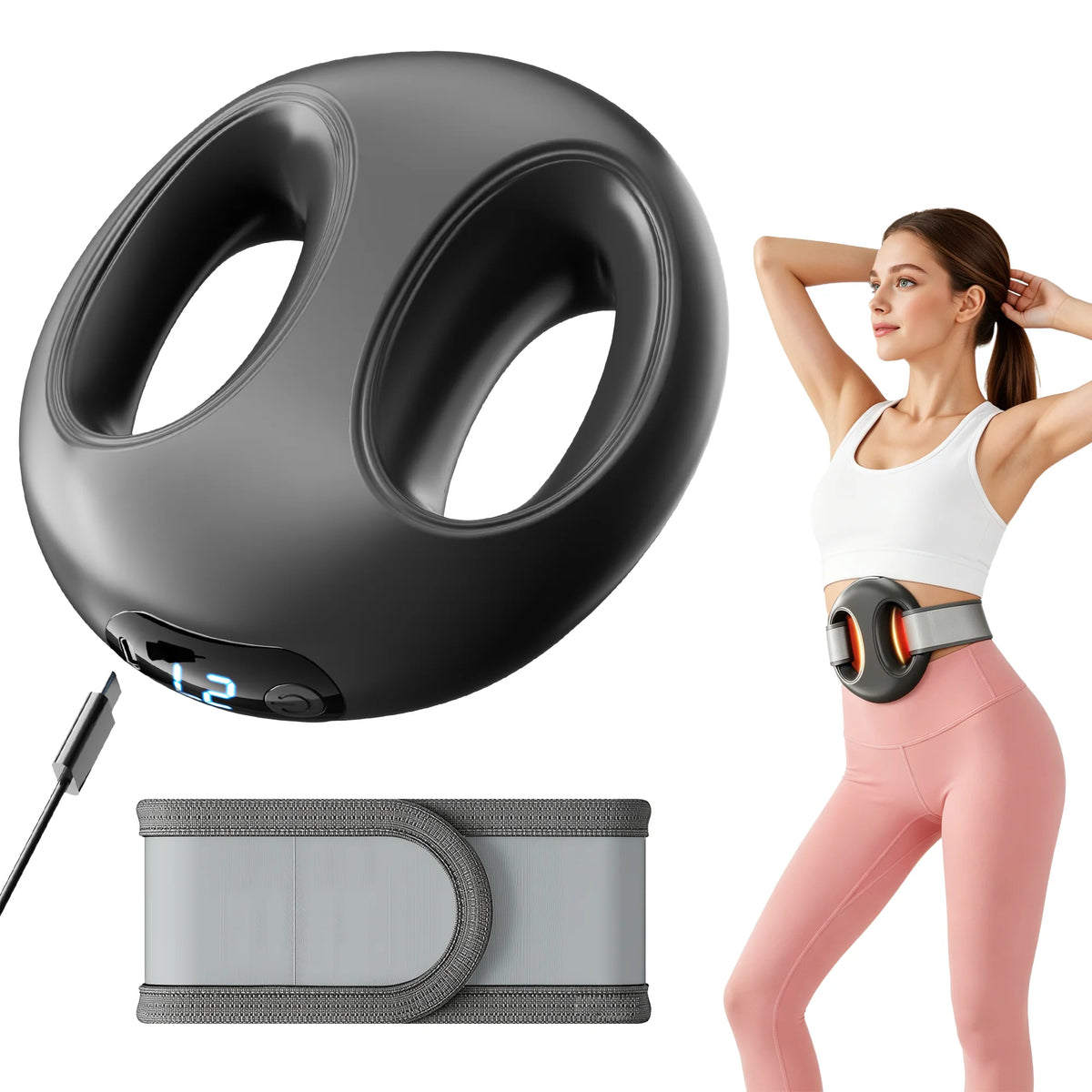 Leercon Portable Bionic Fascia Ring Massager For Muscular Relief