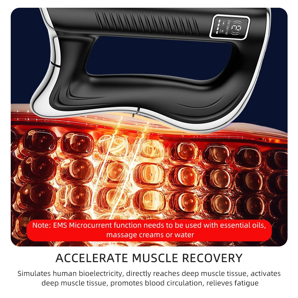 Foreverlily Electric Fascia Knife Massager Nine Gear Vibration Full Body