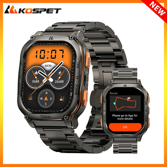 KOSPET Tank M3 Ultra GPS Smartwatch For Men AMOLED