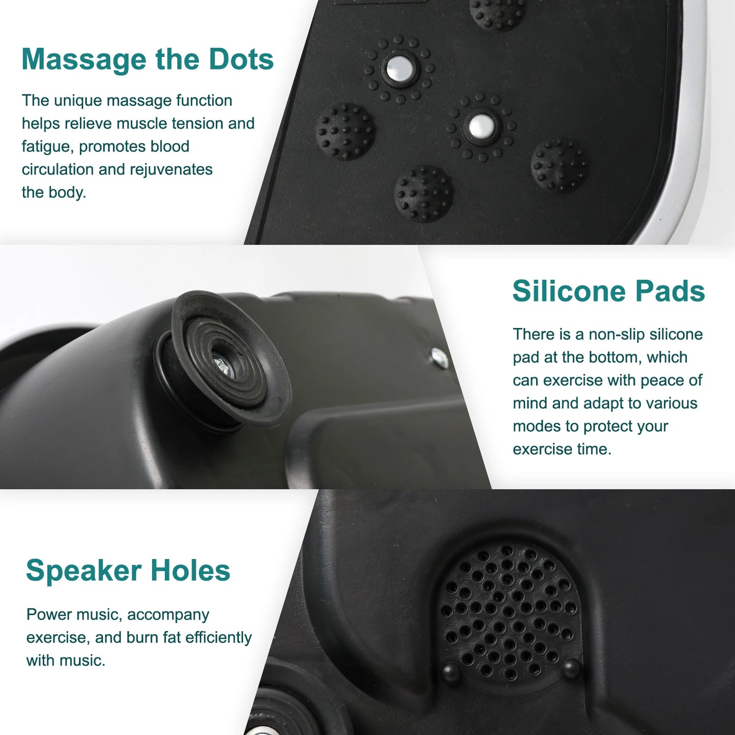 Vibration Plate Exercise Machine for Fat Burning Body Workout