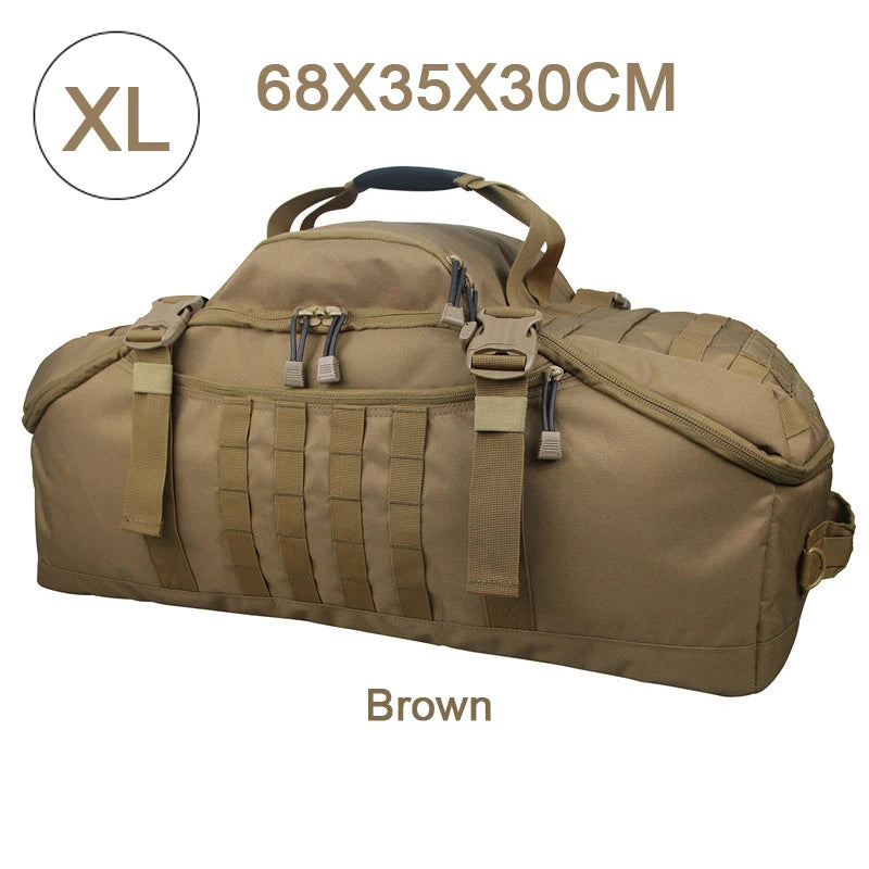 LQARMY Waterproof Convertible Travel Duffel Bag for Fitness and Weekends
