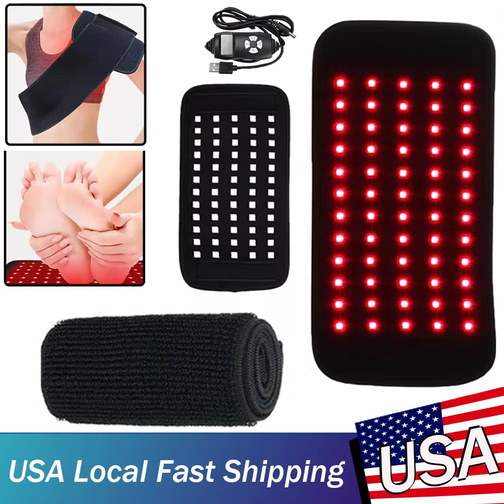 Infrared LED Therapy Heating Pad for Face and Body Relief