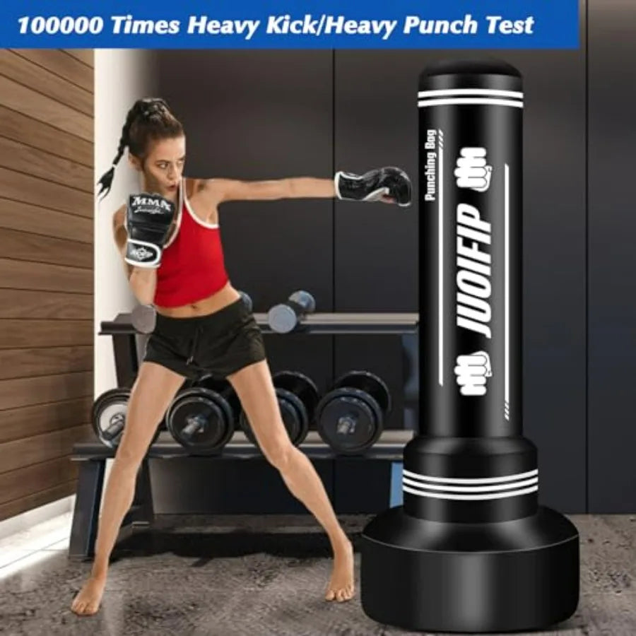 Freestanding Inflatable Punching Bag With Stand For Training