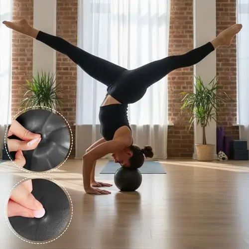 YTYIN Portable Mini Pilates Exercise Ball With Pump