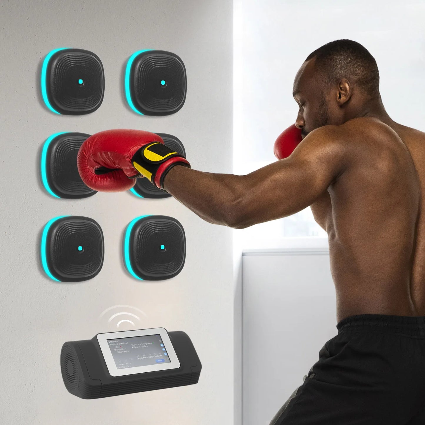 Music Boxing Machine Split Target Fitness Equipment Bluetooth Wall Target