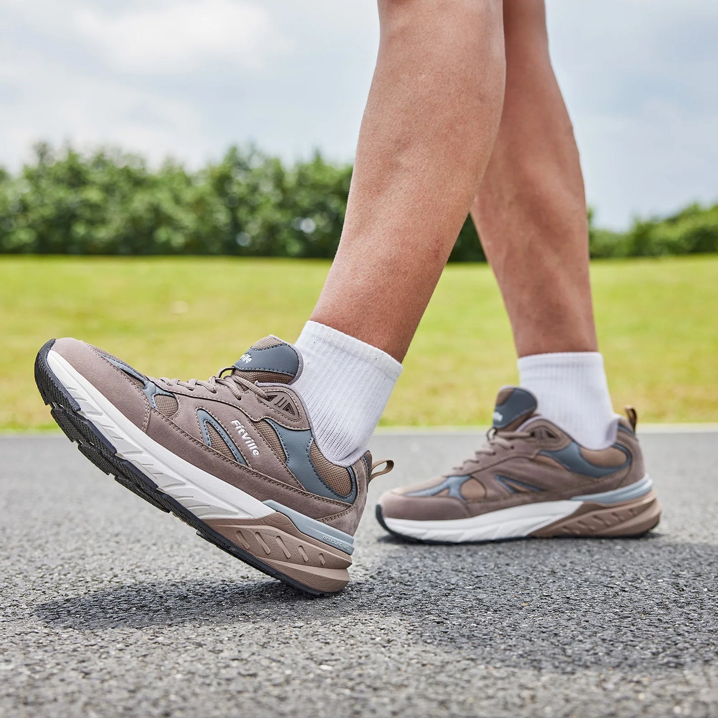 Fitville Men Walking Shoes With Arch Support For Flat Feet