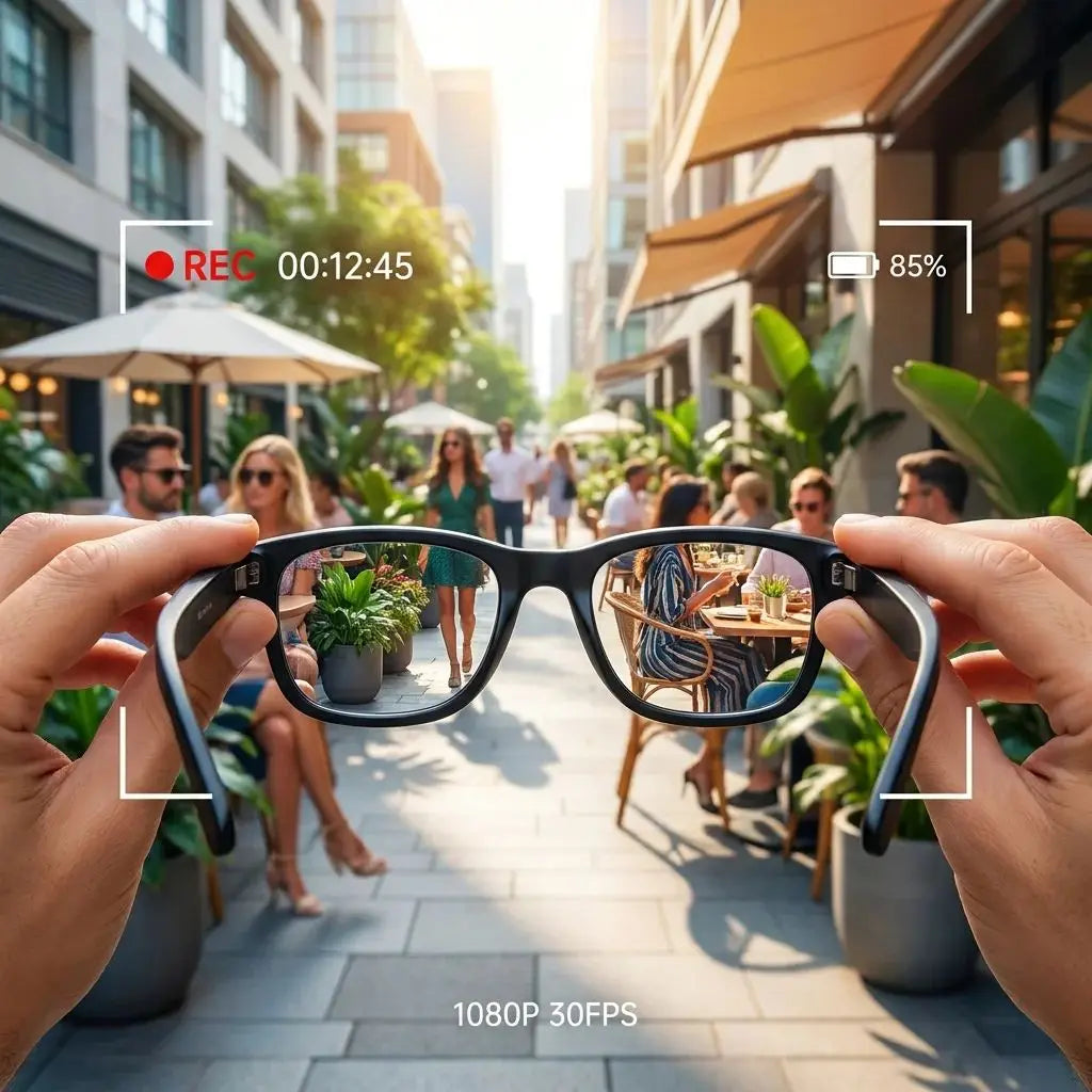 Smart Glasses GS4 Max With 8MP Camera And AI Translation