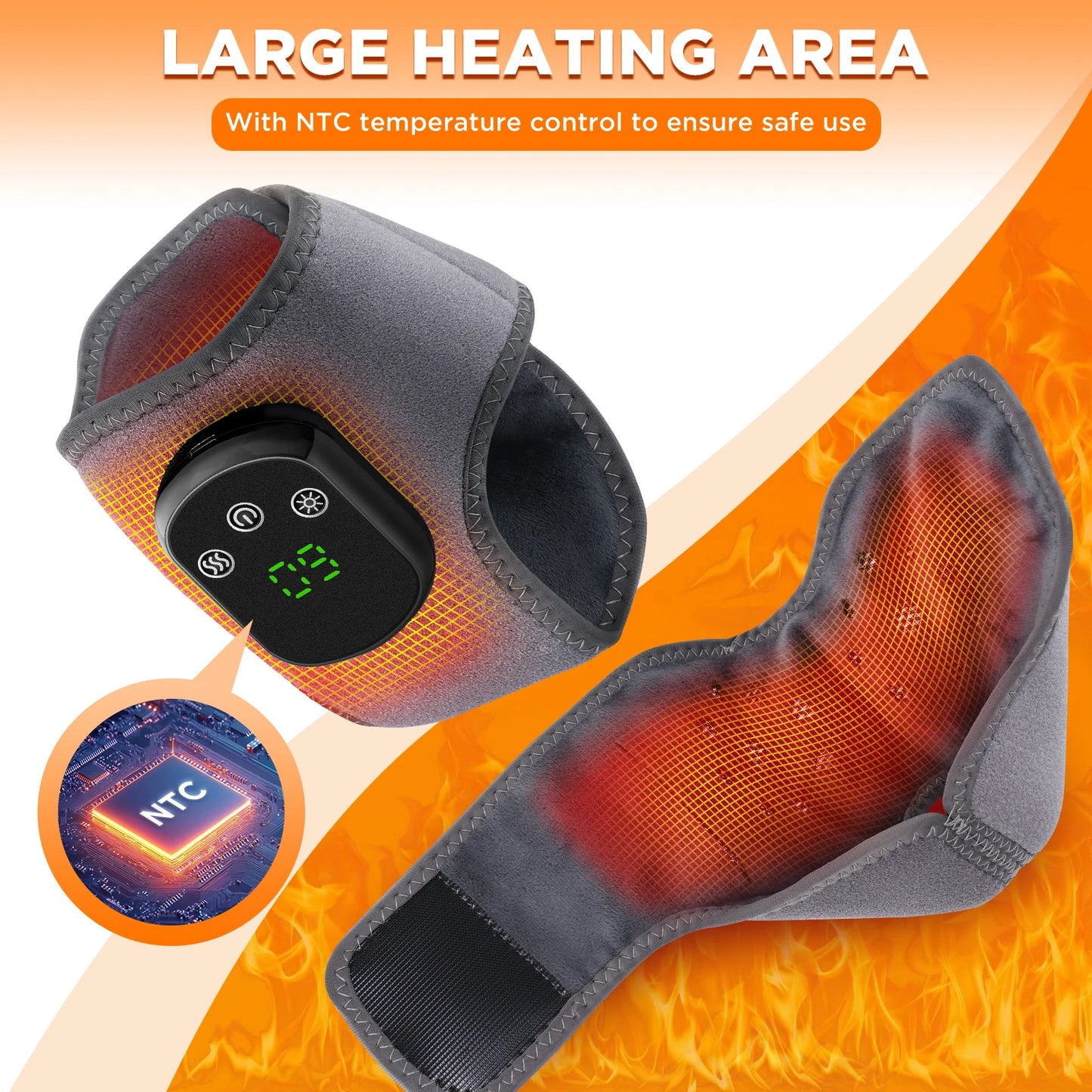 Moajaza Electric Ankle Massager With Five Level Hot Compress