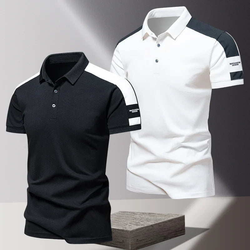 Lane JT CN Men’s Polo Shirt Cotton Short Sleeve Breathable