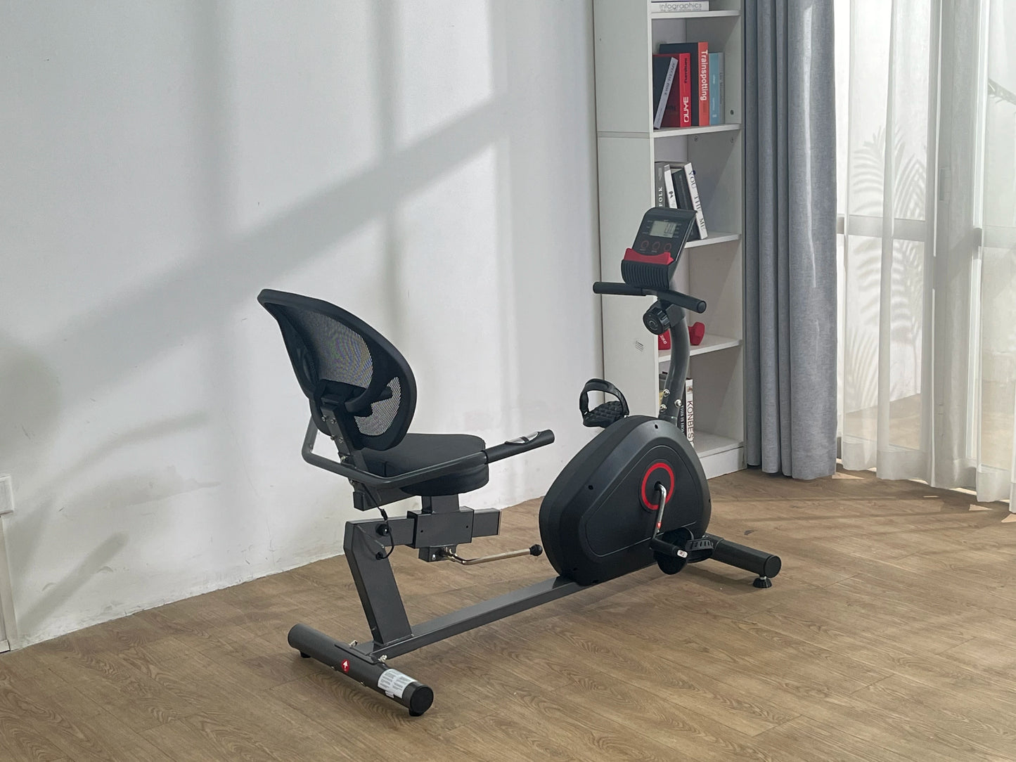 Recumbent Exercise Bike for Home 8 Level Resistance Heart Rate
