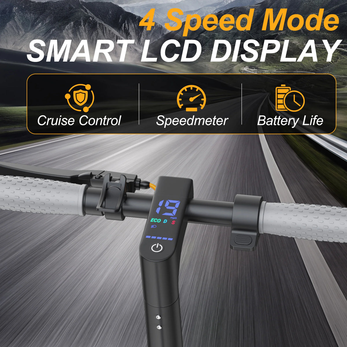 AOVOPRO Electric Scooter With App Control And Dual Suspension