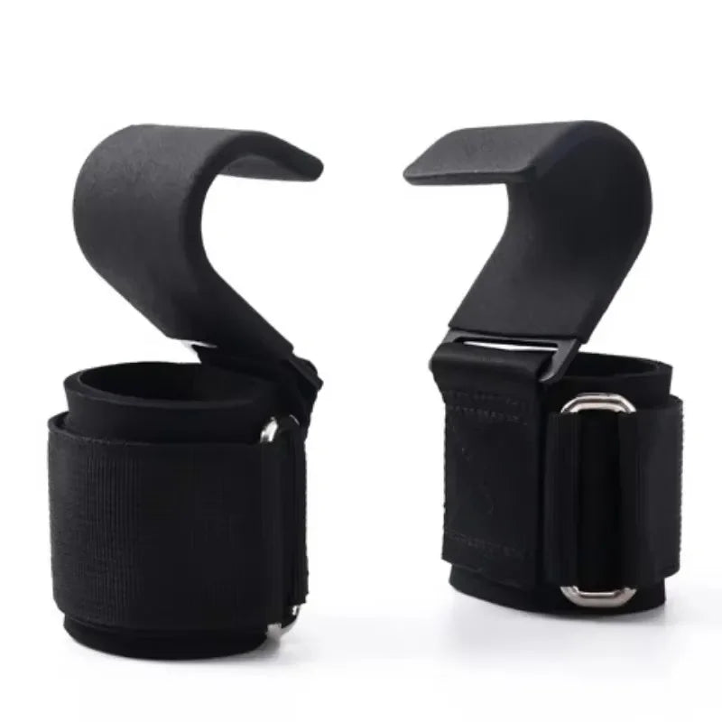 Non-Slip Weight Lifting Hooks And Straps For Deadlift