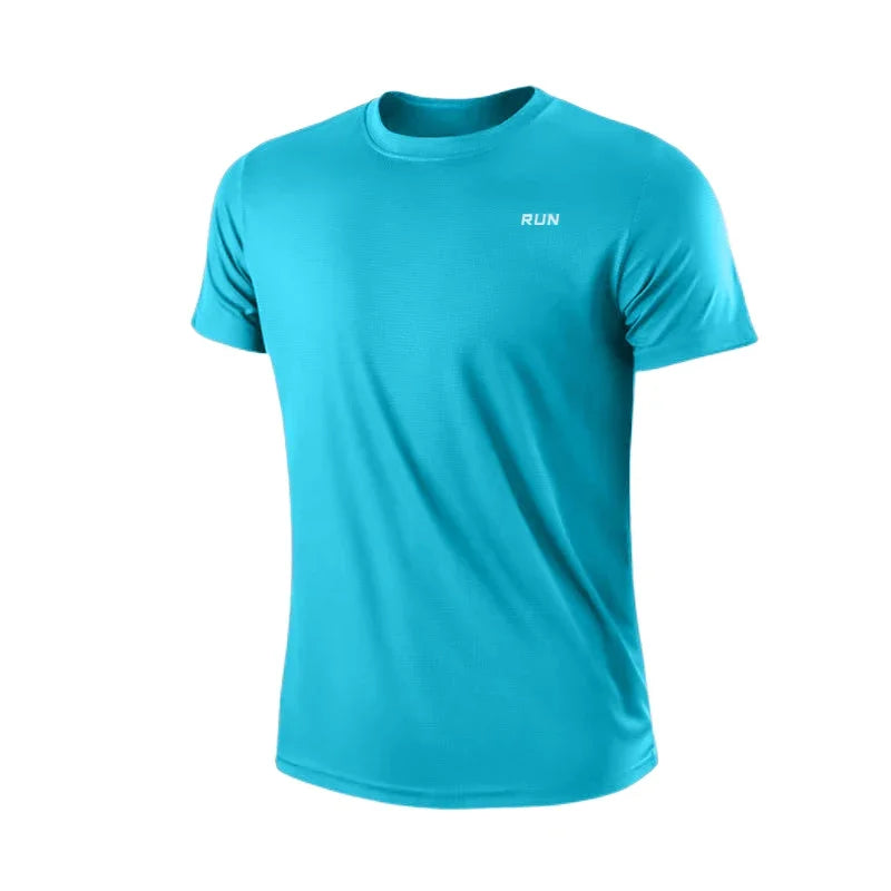Summer Men Soccer Jersey Short Sleeve Training Tee