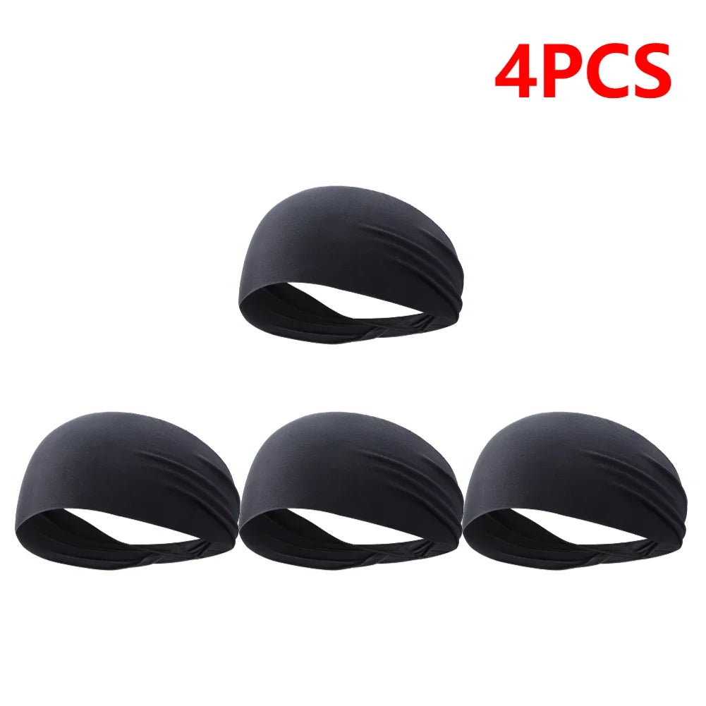 JOCESTYLE Elastic Sports Headband Sweat Absorption Quick Dry