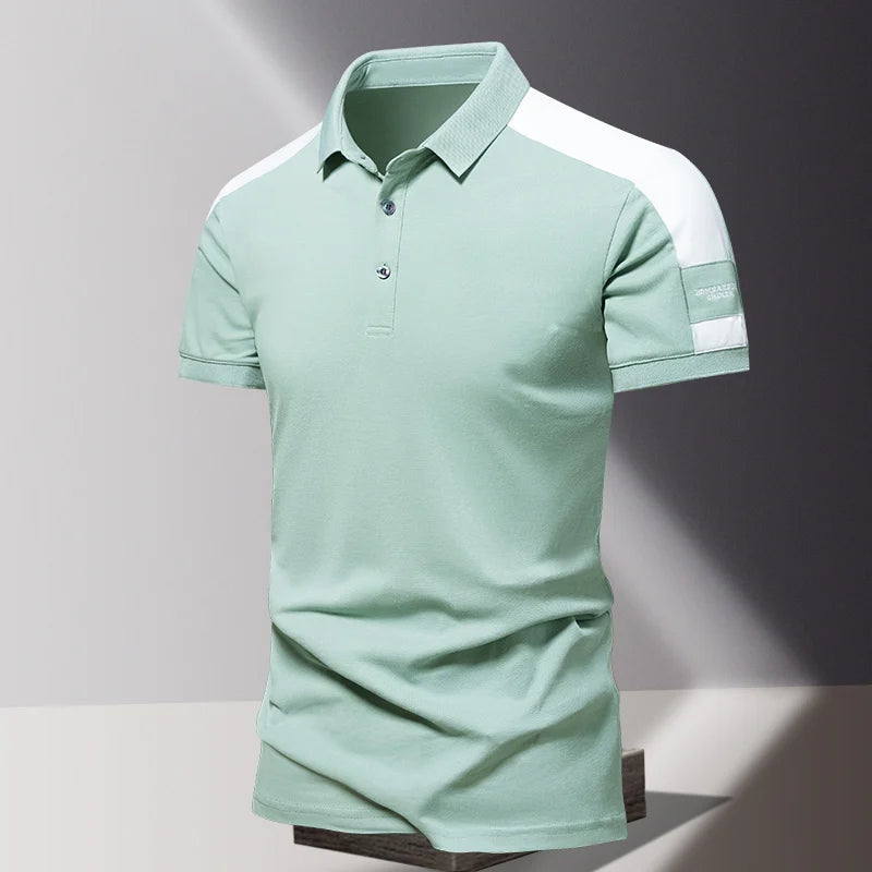Lane JT CN Men’s Polo Shirt Cotton Short Sleeve Breathable