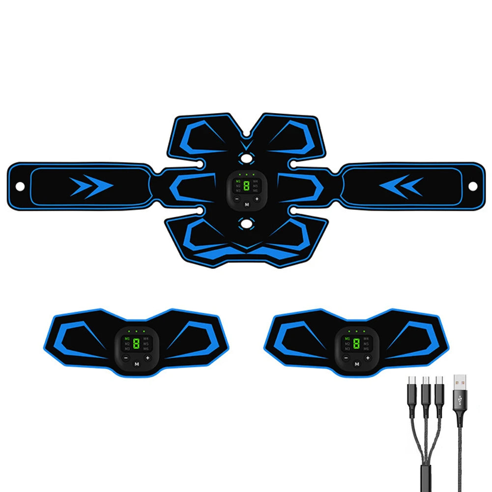 MOJOYCE EMS Stimulating Slimming Belt With USB Rechargeable LED Display