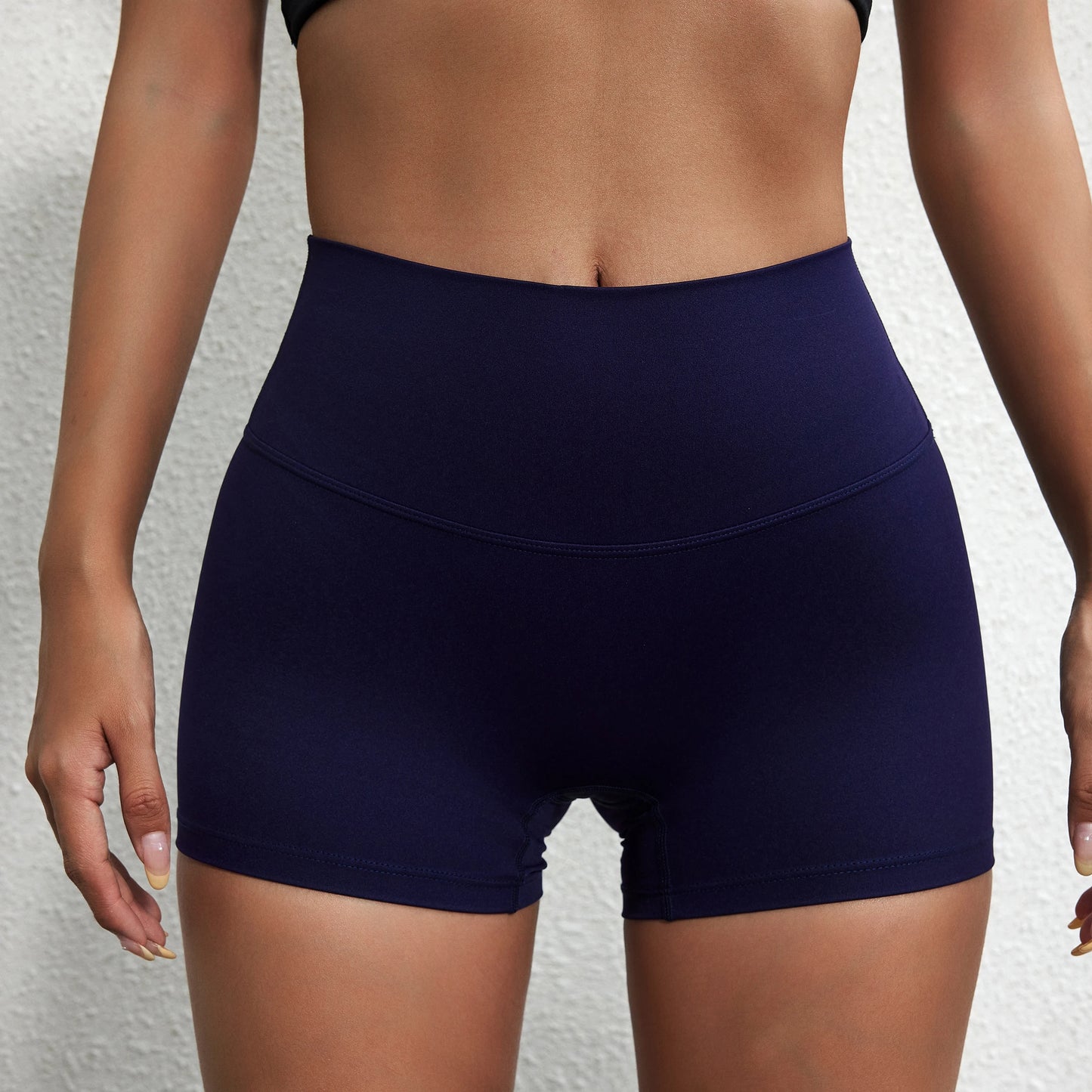 Women High Waist Fitness Shorts Squat Proof For Yoga Running Training